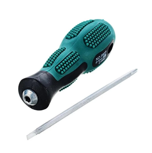 Plastic Hand Tools Double Screwdriver Screwdriver 75 X 3mm Shaft Size Chrome Vanadium Steel Magnetic Universal