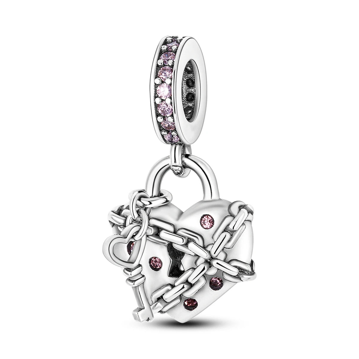 Fine Irregular Silver Plated Round Charms-Pendants Rope Link Bracelets/Colors-Silver/Pink/Multicolor/Floral/Animal