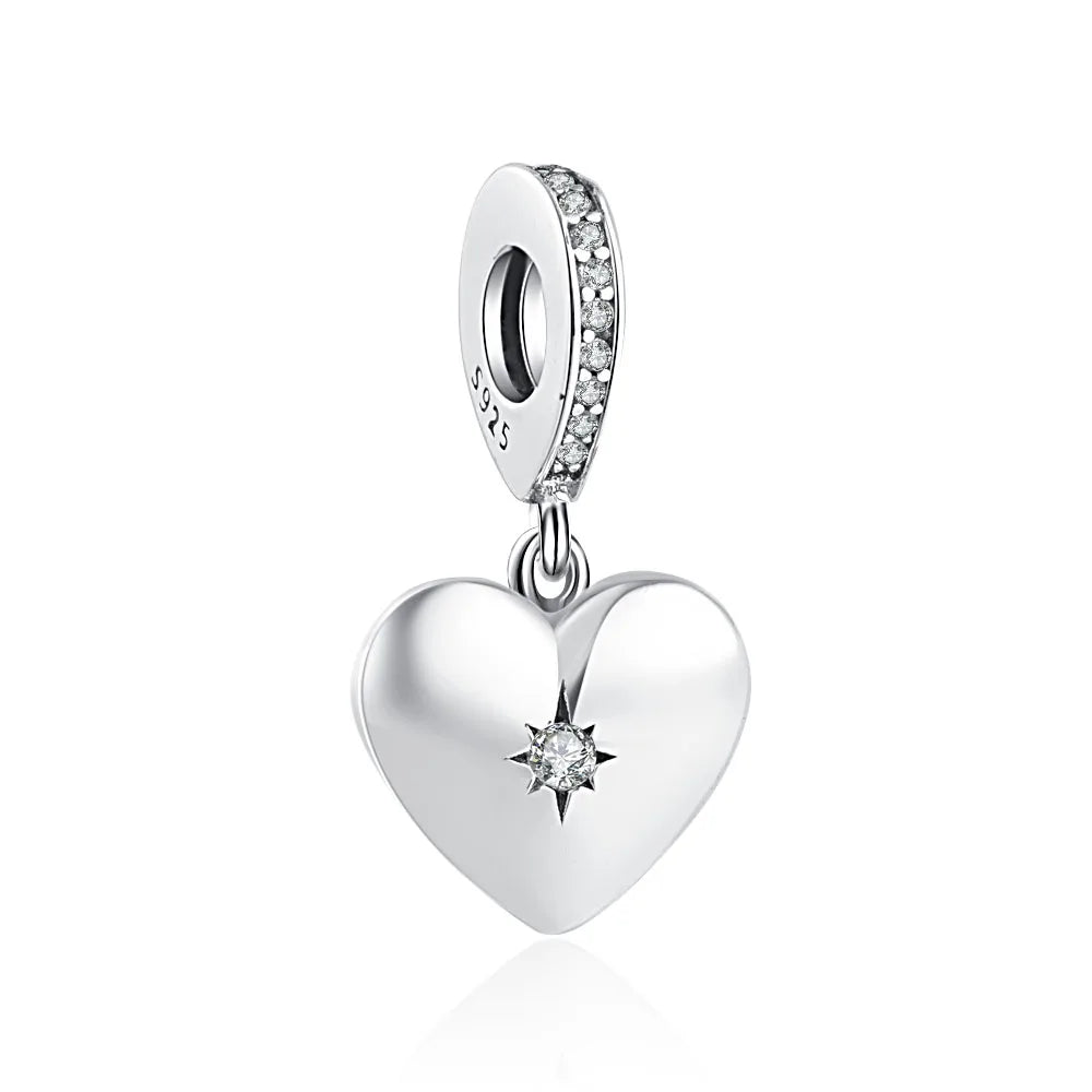 DISNEY Imitation Sterling Silver Metal-Gold-Plated Enamel Clear White Zircon Stones Beads Fine Imitation Fits Pandora Bracelets Charms-Pendants/Colors-Silver/Gold/Clear/Multicolor/Animal