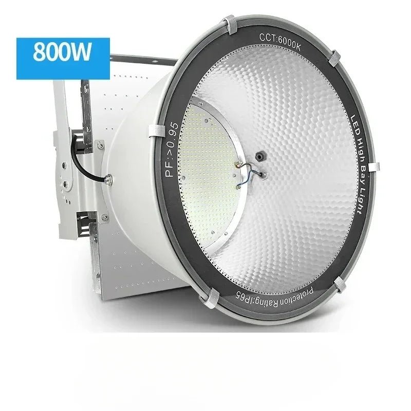 Outdoor Brushed Nickel Finish White-Silver Round Aluminum Body AC-Powered Waterproof Cool-Daylight White LED Wall-Mounted Flood-Spot Lights/  Bulbs Included