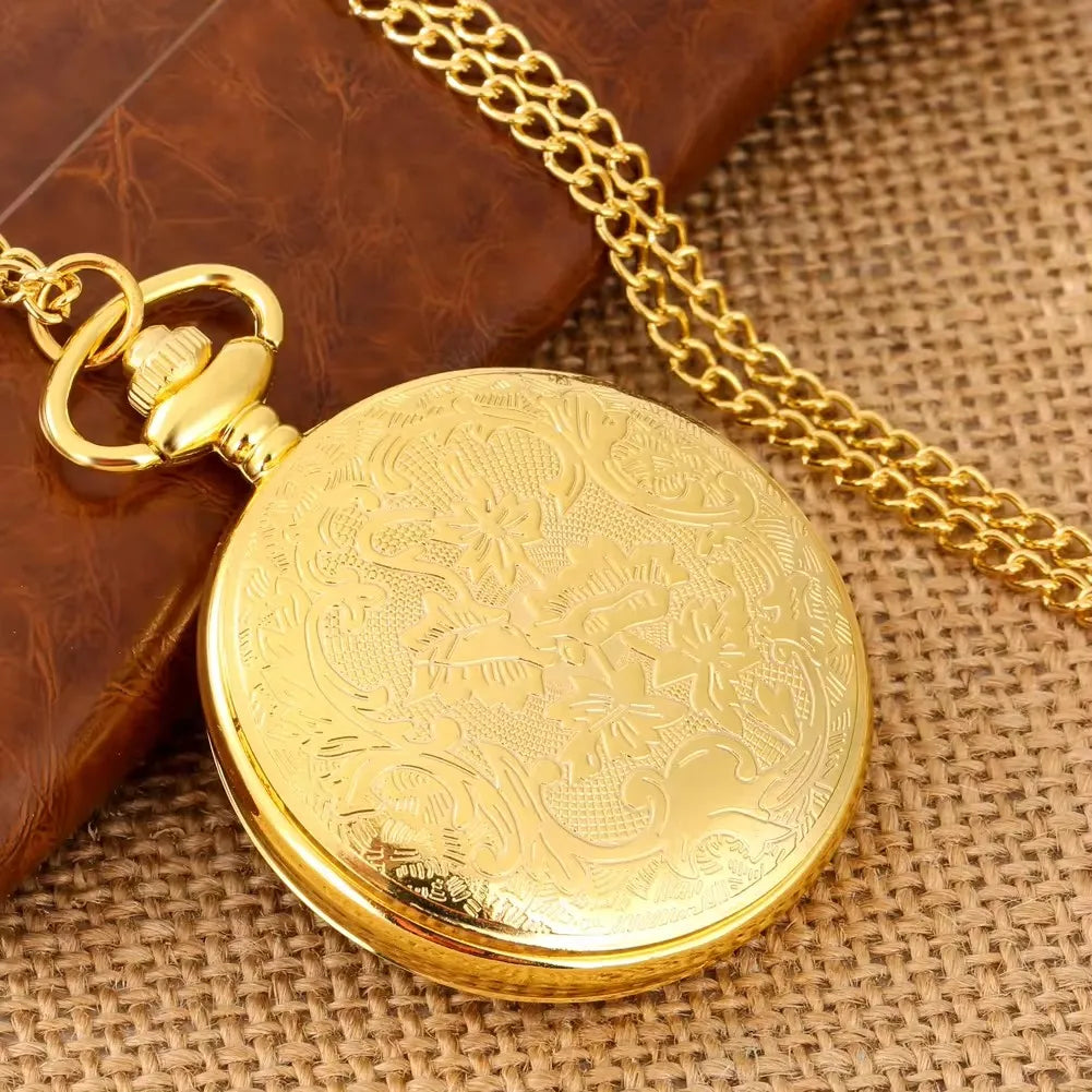 No-EN-Name-Null Adults Antique Quartz Plastic Face Analog-Digital Display Roman Numeral Gold-Brown Round Metal Alloy Case Hollow-Out White Crystal Diamond-Green Studded Two Owls Lovers On The Front-Floral Back Chain-Pocket Watches