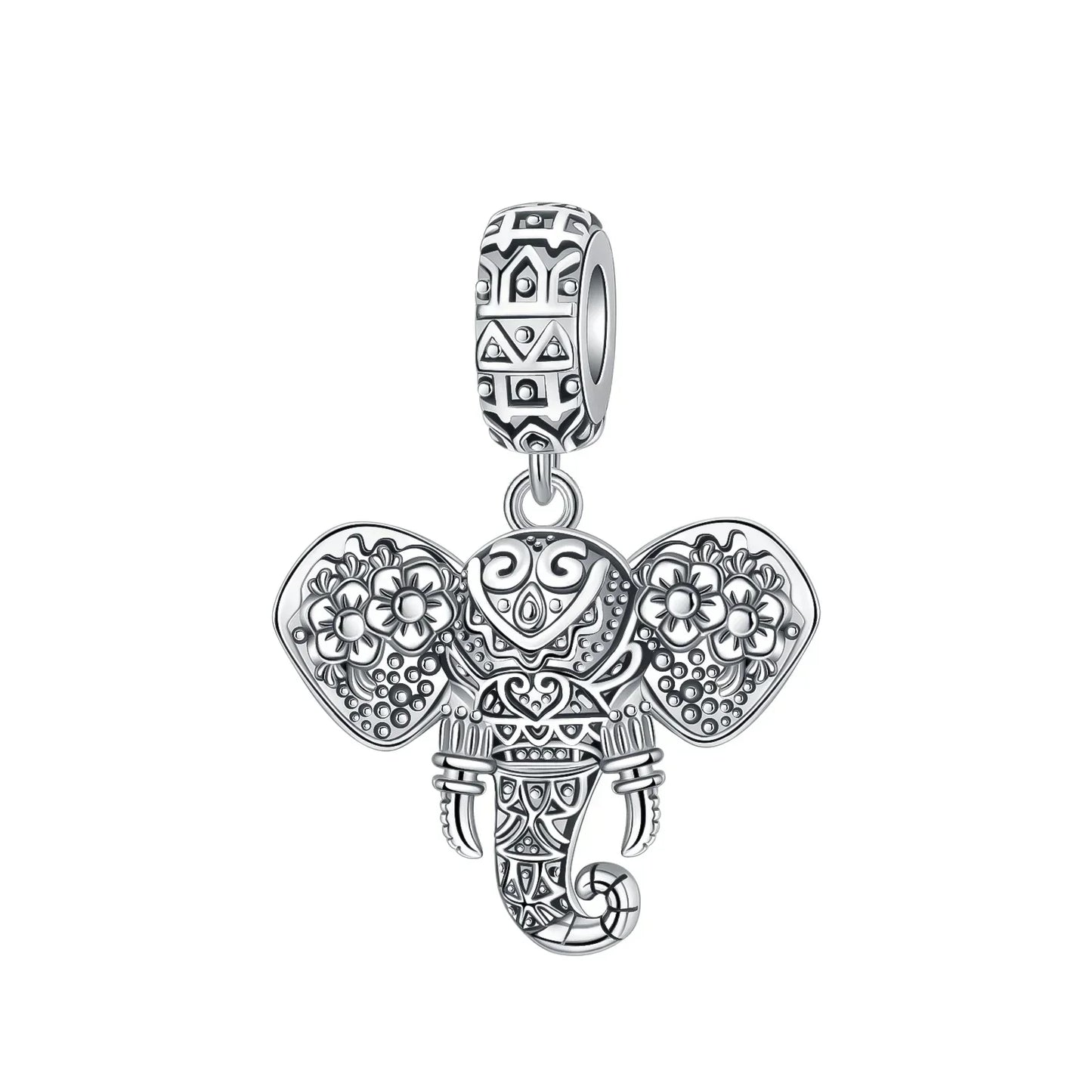 No-EN-Name-Null Women Sterling Silver Enamel Rainbow-Hot Air Balloon Design Fine Imitation Zircon Stone Glass Nuggets Beads Shaped Charms-Pendants/ Colors-Rainbow/Multicolor/Silver/Pink/Animal/Floral