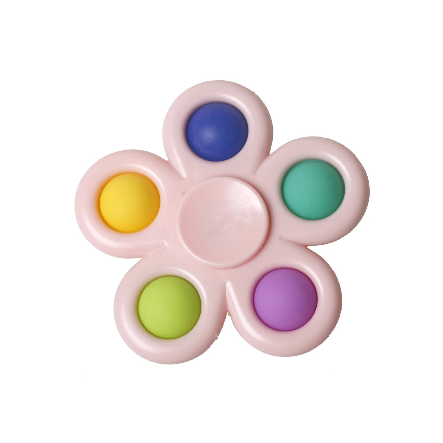 MOONBIFFY Teens-Adults Plastic Rainbow Tie-Dyed Fidget Spinner Bubble Popping Finger Toys /Ages: 13-18 Years Old/Colors-Tie-Dye/Multicolor/Dots