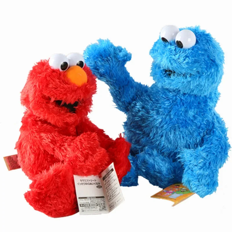 No-EN-Name-Null TV-Movie The Original Sesame Street Soft Plush Cotton Polyester Fabric Multicolor Stuffed Animals Toys/Ages: All Ages/3-18 Years Old-Adults/Colors-Multicolor/Red/Striped/Orange/Blue/Green/Yellow