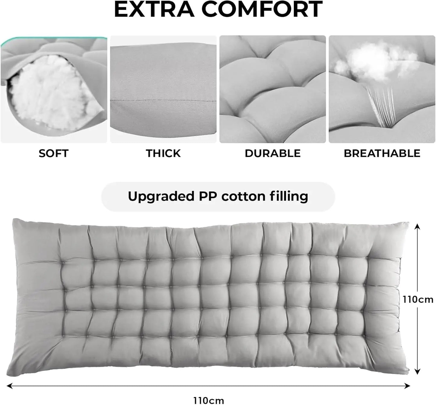 Metal Adjustable Headrest Gray Patio Lounge Chair w/Removable Cotton Cushions/Cup Holders/Size: 160 x 69 x 80 cm 7.6 kg