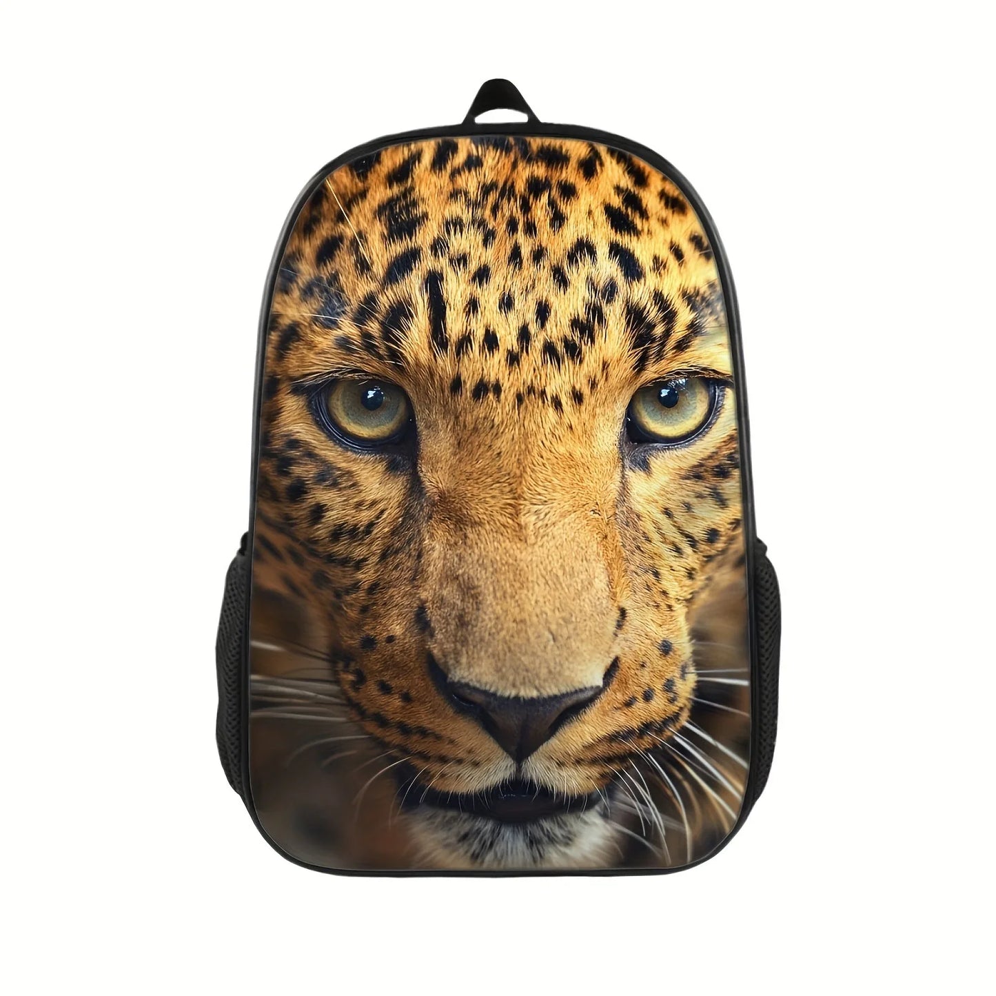 BRENDY Kids 3D Cartoon Printed Wild Animals-Cartilaginous Fish Design Zippers External Pockets Resin Mesh Softback Polyester Fabric Wide Shoulder Straps-Handle Built-In Laptop Compartment School Backpacks