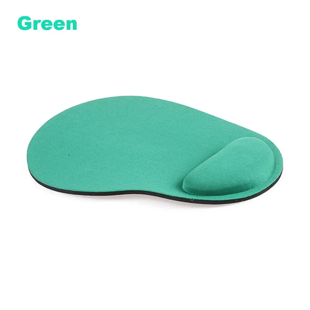 OKDEALS Customized Shapes Free-Form Soft Comfortable Leather Solid Rainbow Color Rectangle Shaped Foam Sponge Core Non-Slip Wrist Support REST Neoprene Rubber Base Gaming Mouse Pads