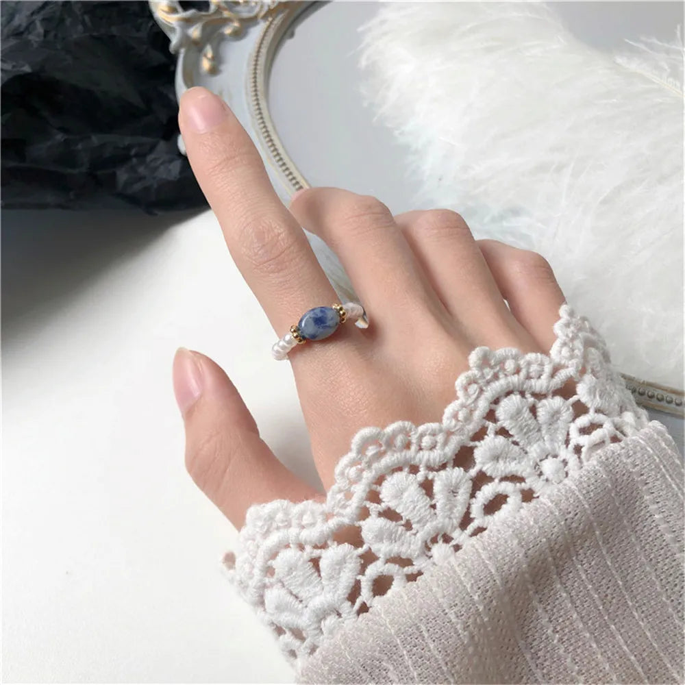 No-EN-Name-Null Adult Women Fine Imitation ONE SIZE Aluminum Metal Multicolor Geometric Couples Stackable Wedding Bands Dripping Oil Design Decorative Rings/Colors-Multicolor/Gold/Floral/Geometric