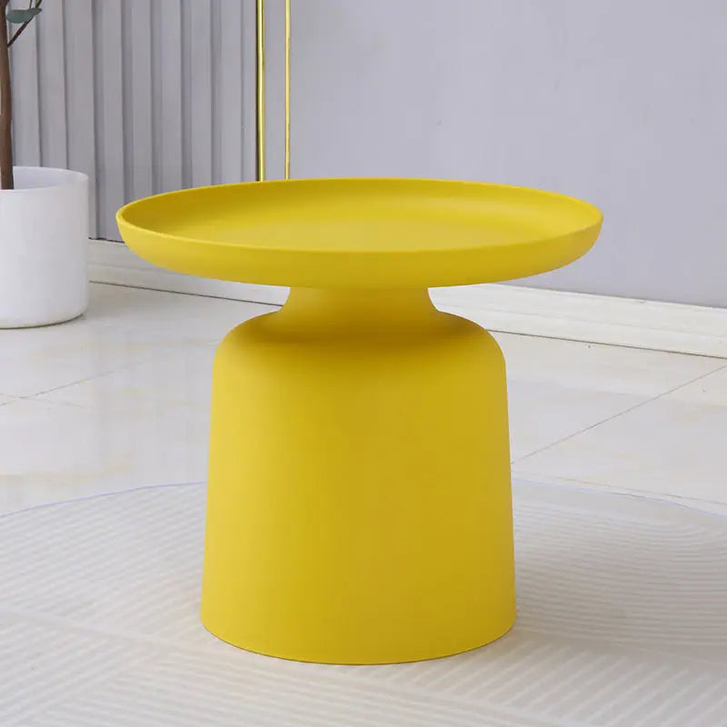 No-EN-Name-Null Modern Small Simple Hard White Plastic Round Shaped Living Room Coffee Tables/Colors-White/Blue/Green/Yellow/Black