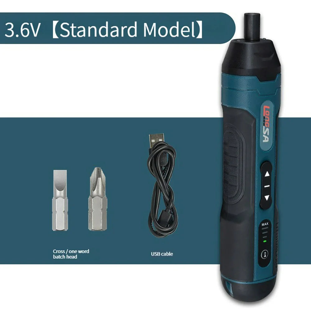 Large Torque Electric Screwdriver 0.15-7 Nm Manual Tool Ratchet Screwdriver Set Mini Electric Drill Hand Tools With Flashlight