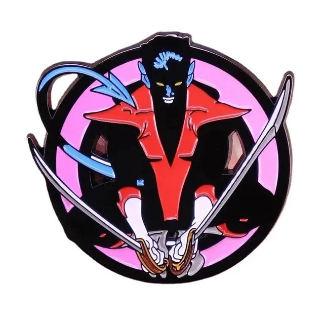 POTDEMIEL Marvel US TV-Movies Series Enamel Multicolor Cartoon Anime LOVERS Metal Alloy Imitation Brooches-Lapel Pins/Colors-Red/Yellow/Orange/Purple/Gold/White/Multicolor/Geometric/Animals