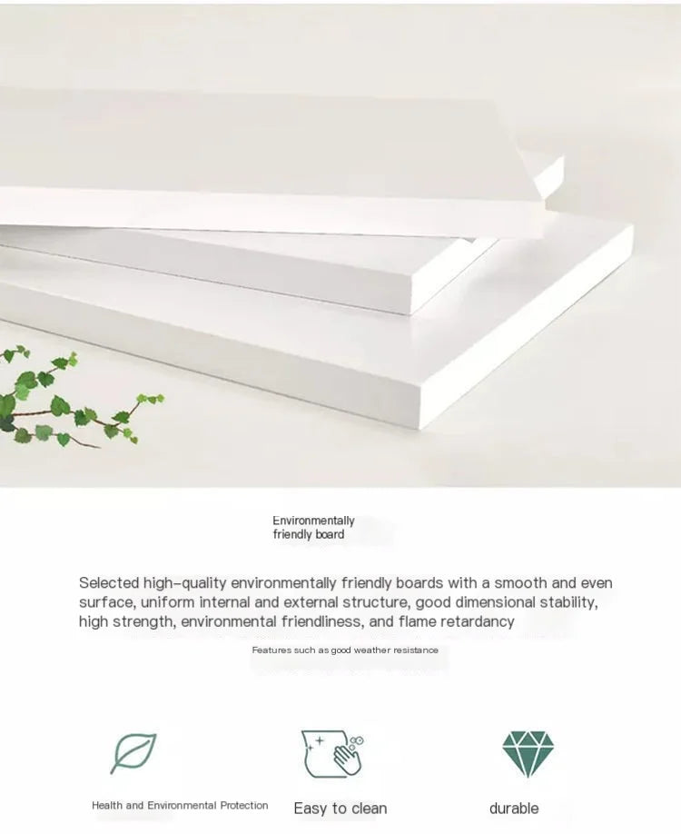 No-EN-Name-Null Modern Small White Rectangle Top Handmade Wood Carved LOVE-Tiny Hearts Design Two Shelves Nightstands