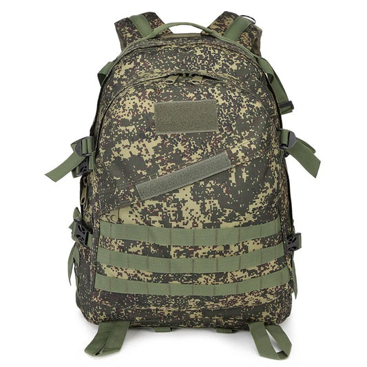 JARHEAD Large Outdoor Waterproof Green Oxford Nylon Fabric 3D Tactical Rucksack Polyester Lining Built-In Compartment Shoulder Straps-Handle Military Backpacks/Internal Padding/Colors-Camouflage/Green/Beige/Black