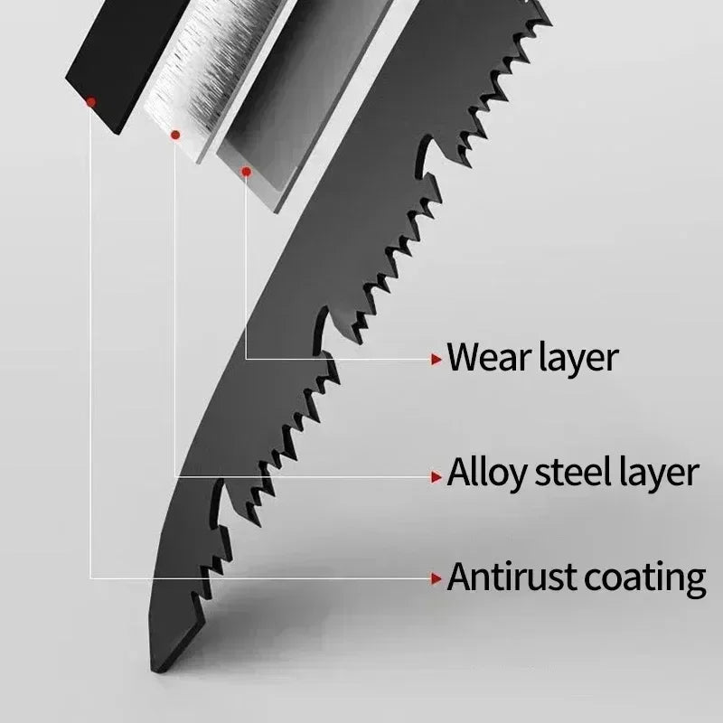 Folding Hand Saw Multifunctional Outdoor Logging Woodworking Folding Portable Garden Camping Pruning Saw Hand Tools