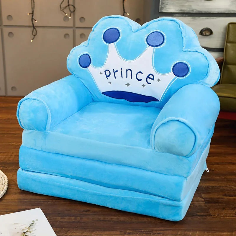 NULL Kids Medium Firm Polyester Fabric Cushions Gray Cute Cartoon Animal Design Play Sofas Armchairs /Colors-Gray/Pink/Green/Blue/Orange