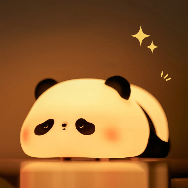 No-EN-Name-Null Kids Warm White LED Resin Body Cute Adorable White-Beige Rabbit Shaped Animals Night Lights-Ambient Lighting /USB Charging Cable/Bulbs Included/DC-Powered/Colors-Beige/White/Animal