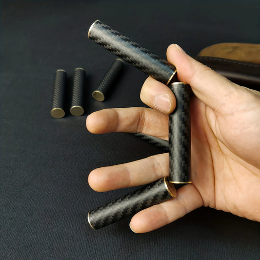 Young Adults Black Checkered Design Metal Magnetic Tri-Section Round Cylindrical Stick Rotating Fidget Toys/Ages: 13-!8 + Years Older
