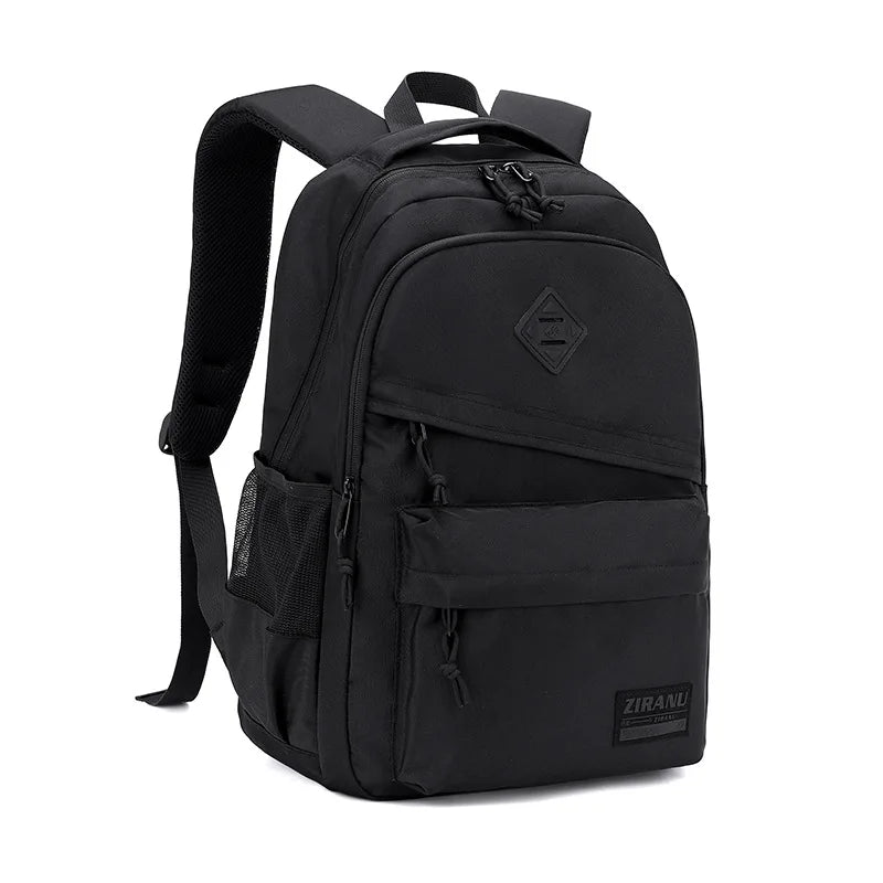 NULL No-EN-Name-Null Preppy Pullable Trolley Multicolor Nylon Fabric Flap Pocket Polyester Lining Metal Zippers Free-Standing Six Wheeled School Backpacks/Shoulder Straps-Handles/External Pockets/Colors-Black/Orange/Gray/Multicolor/Brown