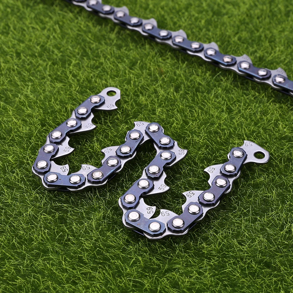 ALLOET 2-4 PCS Stainless Steel Metal Black-Silver-Gray Chains Chainsaws Accessories