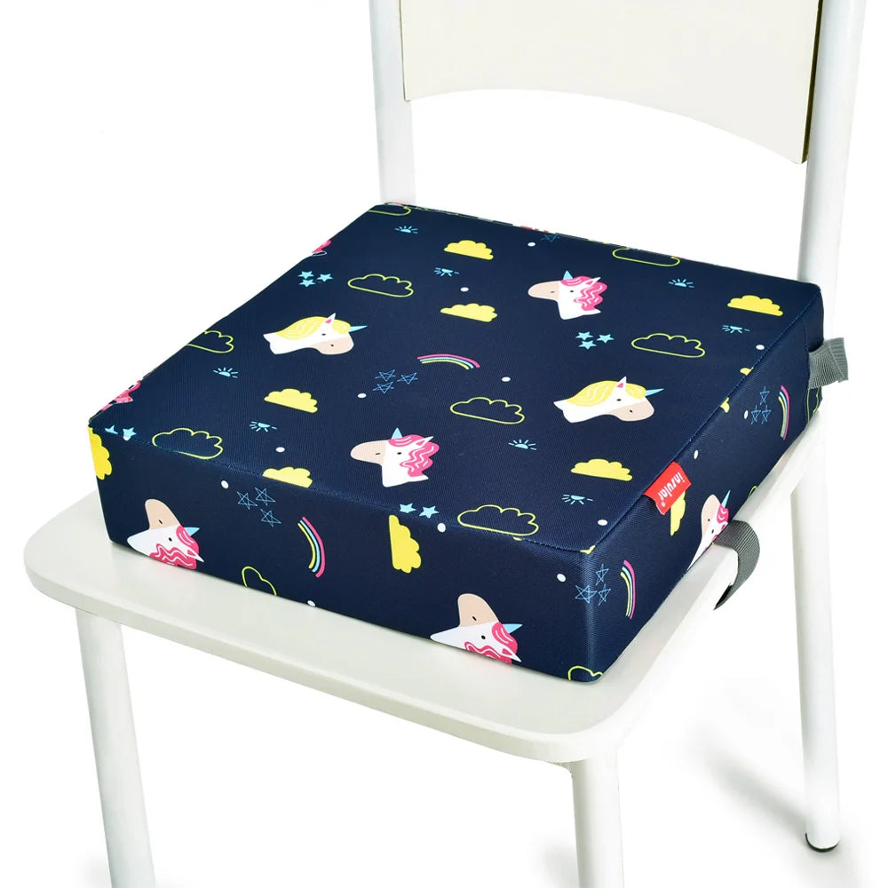 Babies Oxford Fabric Cute Cartoon Design Booster Cushion Seats/Colors-White/Blue/Navy/Rainbow/Floral/Geometric/Multicolor/Animals/Ages: 1-6 Years Old