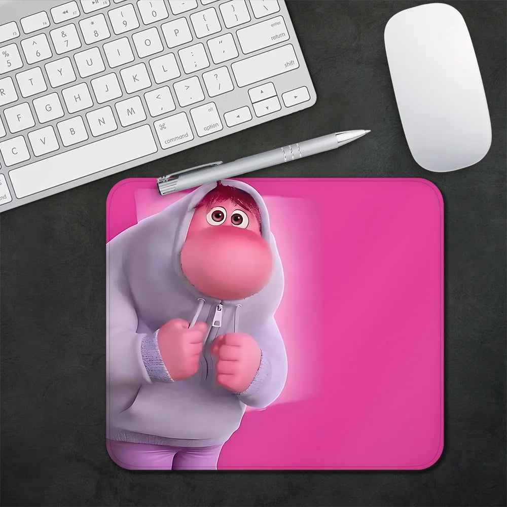 TOPTOY Cute Animated CARTOONS-INSIDE OUT 2-MOVIE-TV Themes Multicolor Rectangle Shaped Gaming Rubber Base Mouse Pads/Colors-Blue/White/Orange/Purple/Black/Multicolor/Pink