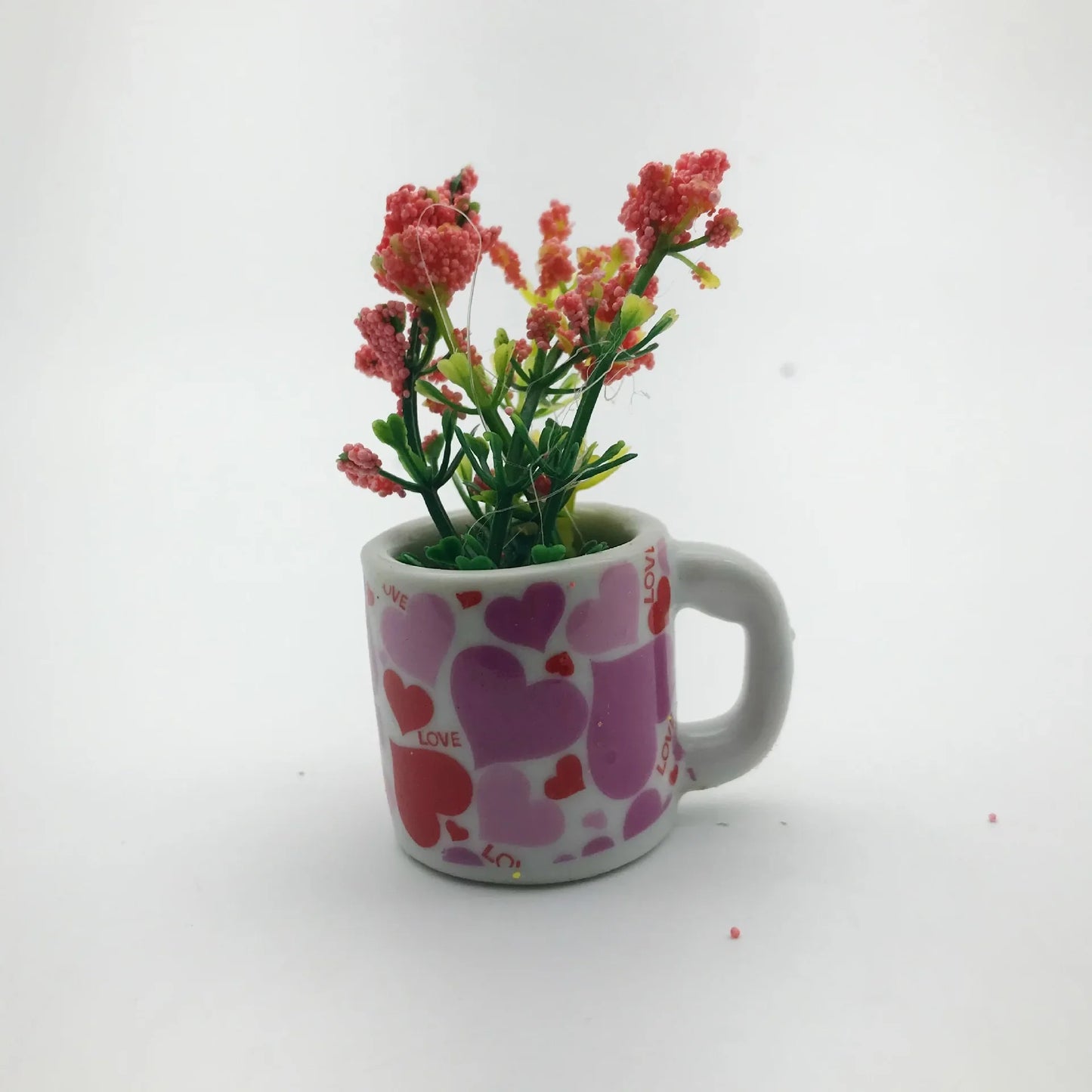 1pcs Creative Magnetic Mini Ceramic Vase 3D Simulation Flower Potted Cute Decorative Fridge Magnet for Kitchen Home Decor