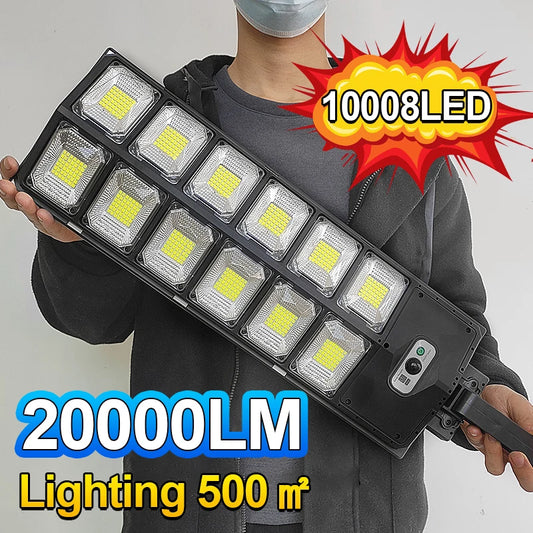 PAWEINUO Outdoor Waterproof Remote Control Dimmable Long Black Rectangle Plastic Body Three Large Built-In Aluminum Battery Wide Angle Cool White LED Human Body Induction Solar-Powered Landscape Pathway Lighting /Colors-Black/Sliver/White