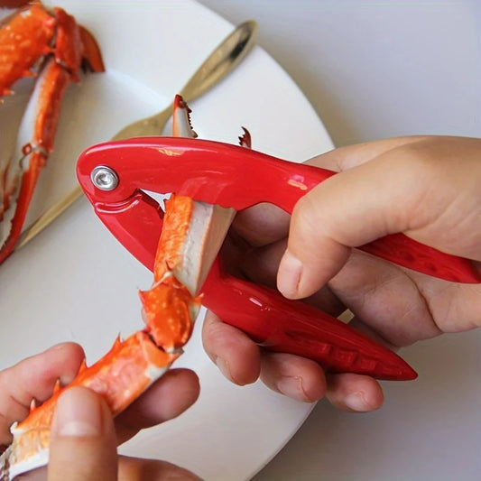 Kitchen Maine Man Seafood Lobster-Crab Cracker Pliers/Colors-Red/Silver