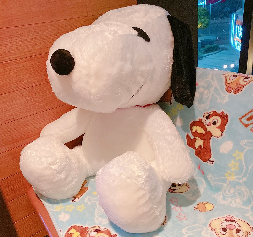 MINISO White-Black SNOOPY Movie-TV Plush Soft Cotton Stuffed Animal Toys/Ages: 14-18 + Years Old