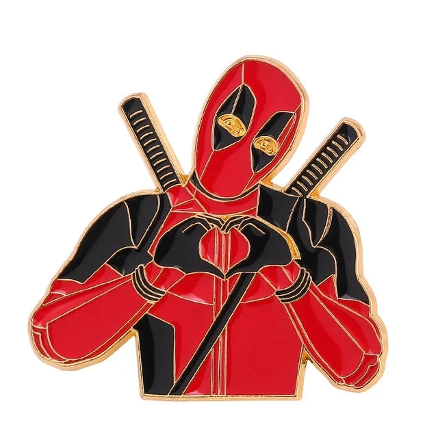 POTDEMIEL Marvel US TV-Movies Series Enamel Multicolor Cartoon Anime LOVERS Metal Alloy Imitation Brooches-Lapel Pins/Colors-Red/Yellow/Orange/Purple/Gold/White/Multicolor/Geometric/Animals