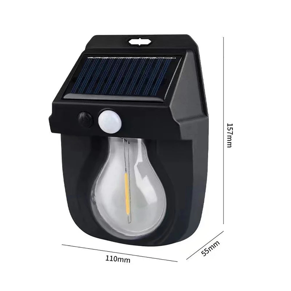 HIMISS Outdoor Waterproof Cool White Solar Powered Gary-Black Square-Oval Plastic Body 18650 Lithium Battery Three Modes Wall-Mounted LED Human Induction EMERGENCY LIGHTING /LED Bulbs Included